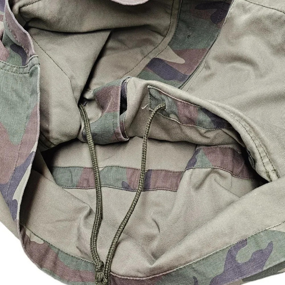 Aritzia TNA Minerva  Camo Green Utility Jacket Cinch Waist Size XS - Picture 7 of 9